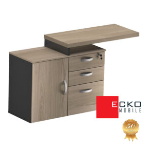 Mesa Auxiliar Pedestal 1P+2G+1PS Jasmim