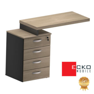 Mesa Auxiliar Pedestal 4G Jasmim