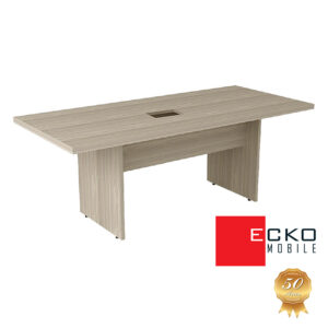 Mesa de reunião retangular c/ cx de tomada Tóquio 40