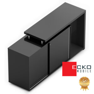 Armário Médio 2 Portas e Nicho Frigobar Osaka